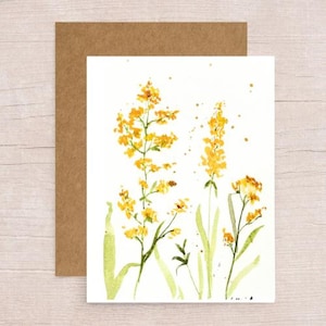 Cartão de nota em branco Yellow Rocket - Cartão de felicitações (SEM DESBASTAR)