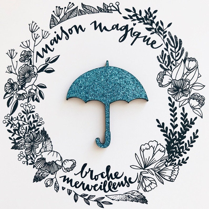 umbrella brooch