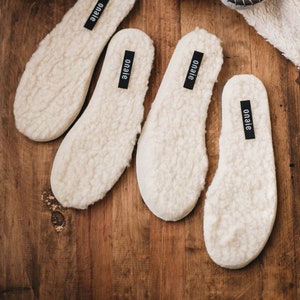 Fleece insoles store for slippers