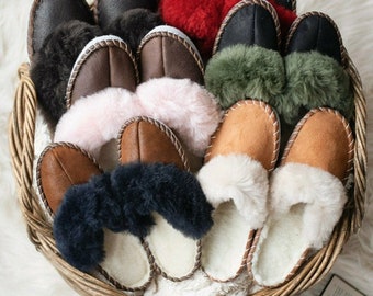 Lucky Draw Men's Sheepskin Mules