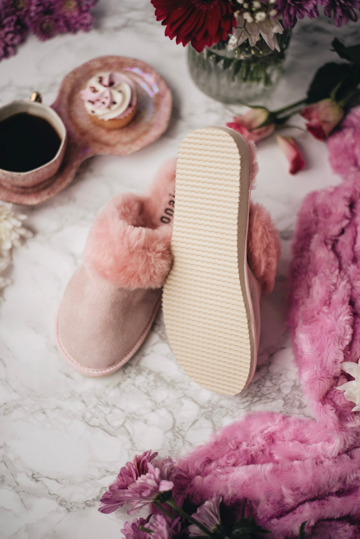 Pink Sheepskin Slippers Etsy