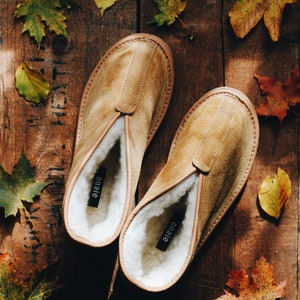 Light Brown Slipper Boots