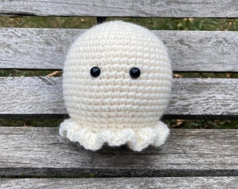 Ghost Stuffy Crochet Pattern (Large) - Halloween Crochet Pattern (DIGITAL FILE)