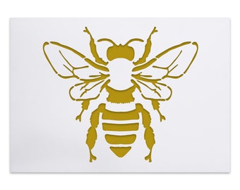 Stencil ape - grandi stencil di pittura decorativi fai-da-te di api da miele dettagliati - stencil di api riutilizzabili facili da usare per tessuto - regali di decorazione delle api