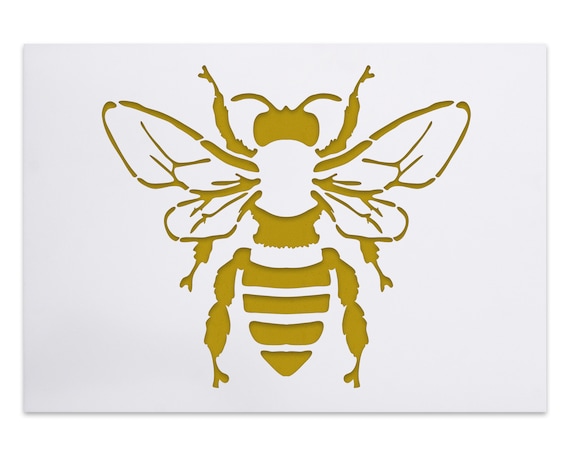  Honeycomb Stencil, 10 x 10 inch (M) - Large Bee Honey Comb  Hexagon Wall Stencils for Painting Template : Arts, Crafts & Sewing