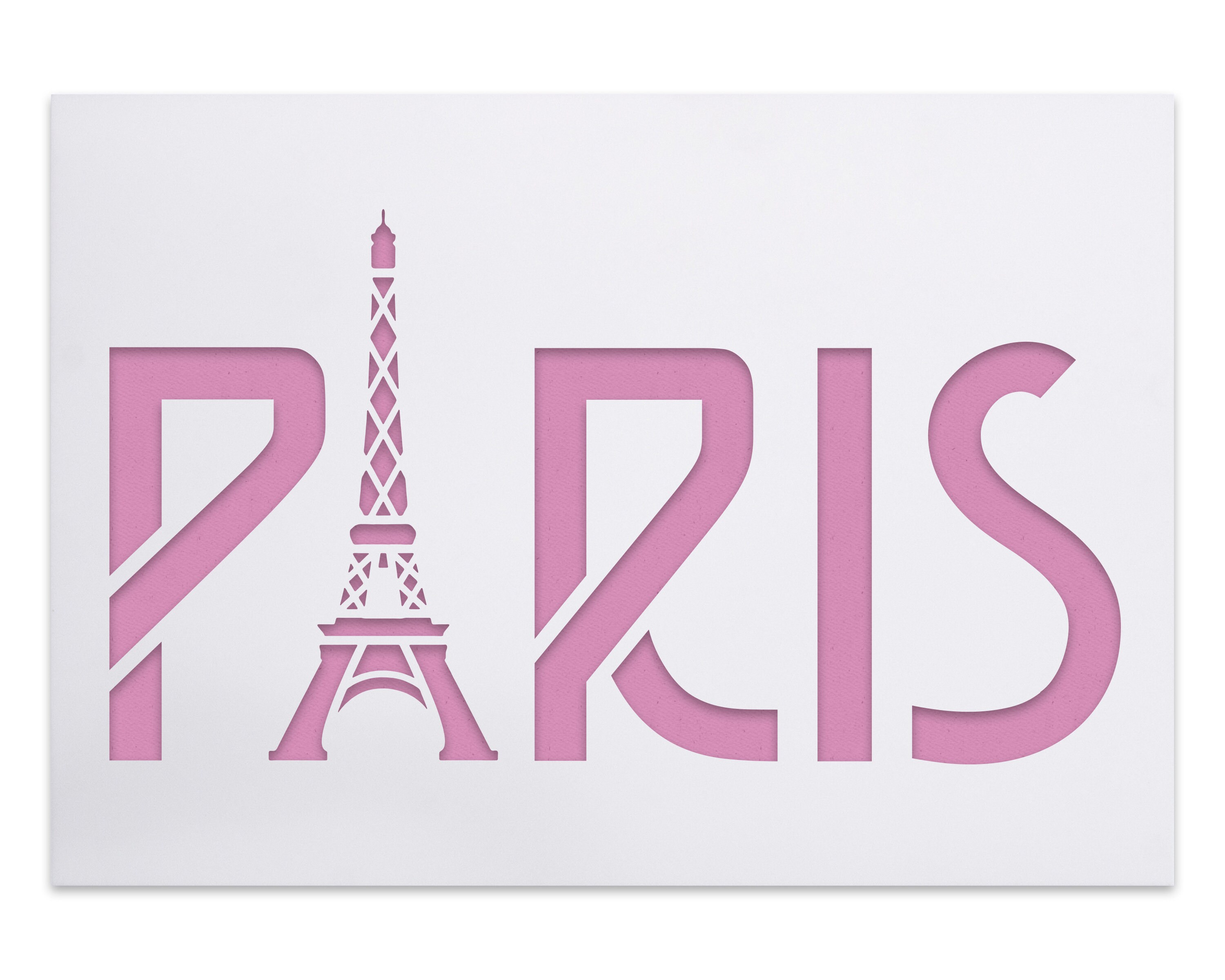 Paris stencil Art Deco style Eiffel Tower France shabby | Etsy