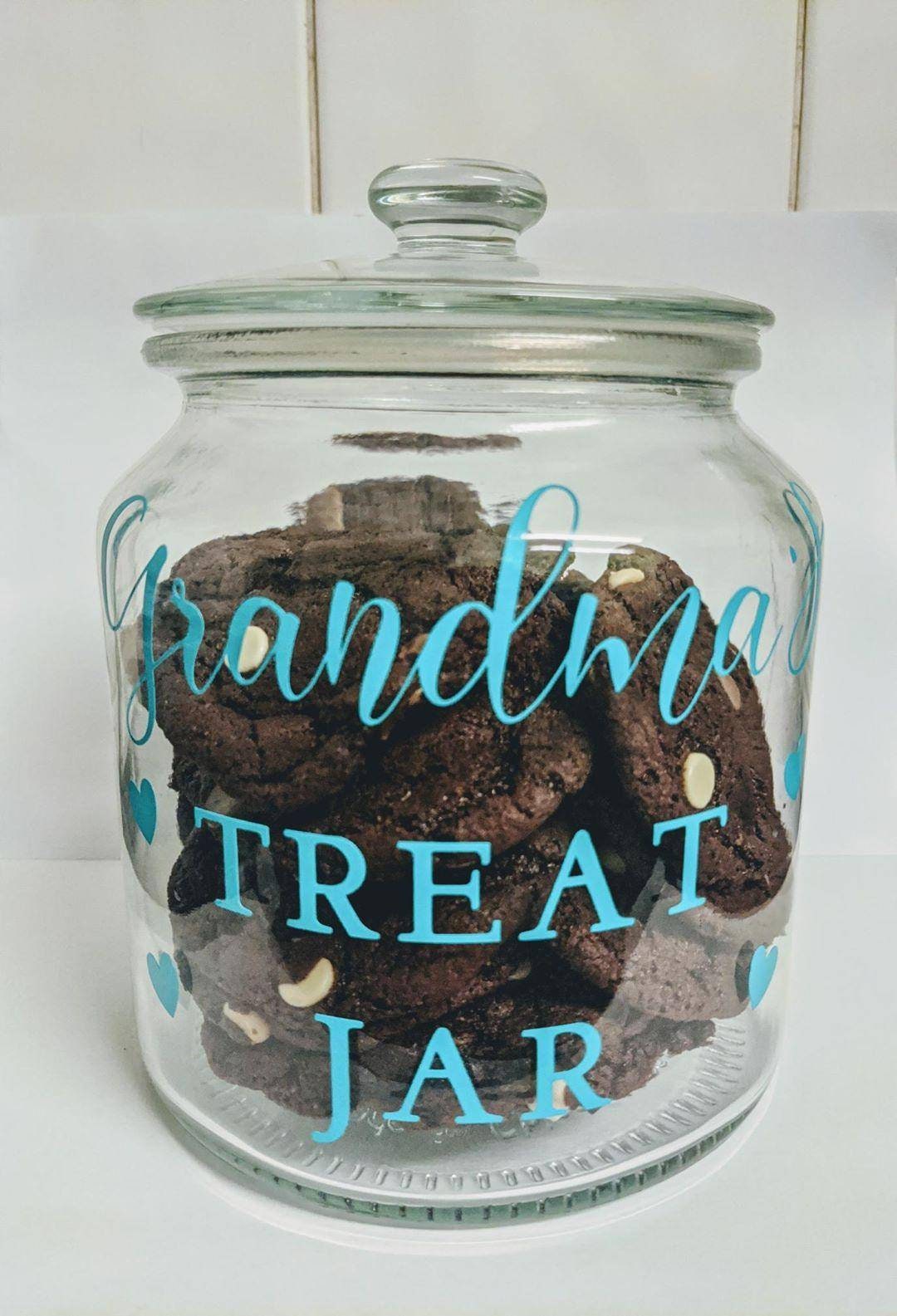 Personalised Cookie Jar. Grandparents Treat Jar. Large Cookie Etsy