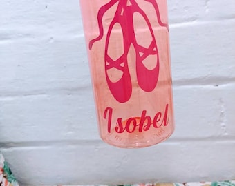 Personalised Ballet Dancer Water Bottle