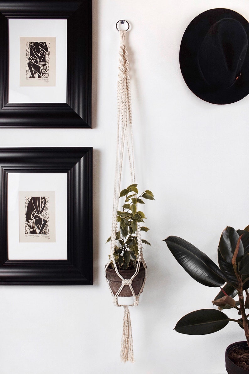 Macrame Plant Hanger Wall Hanging Decor Image 0