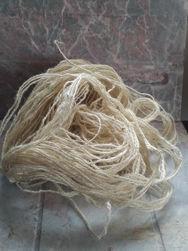 100 Pineapple Piña fiber yarn a coarse 2 ply DK weight yarn Etsy