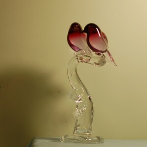 Livio Seguso Murano glass birds figurine