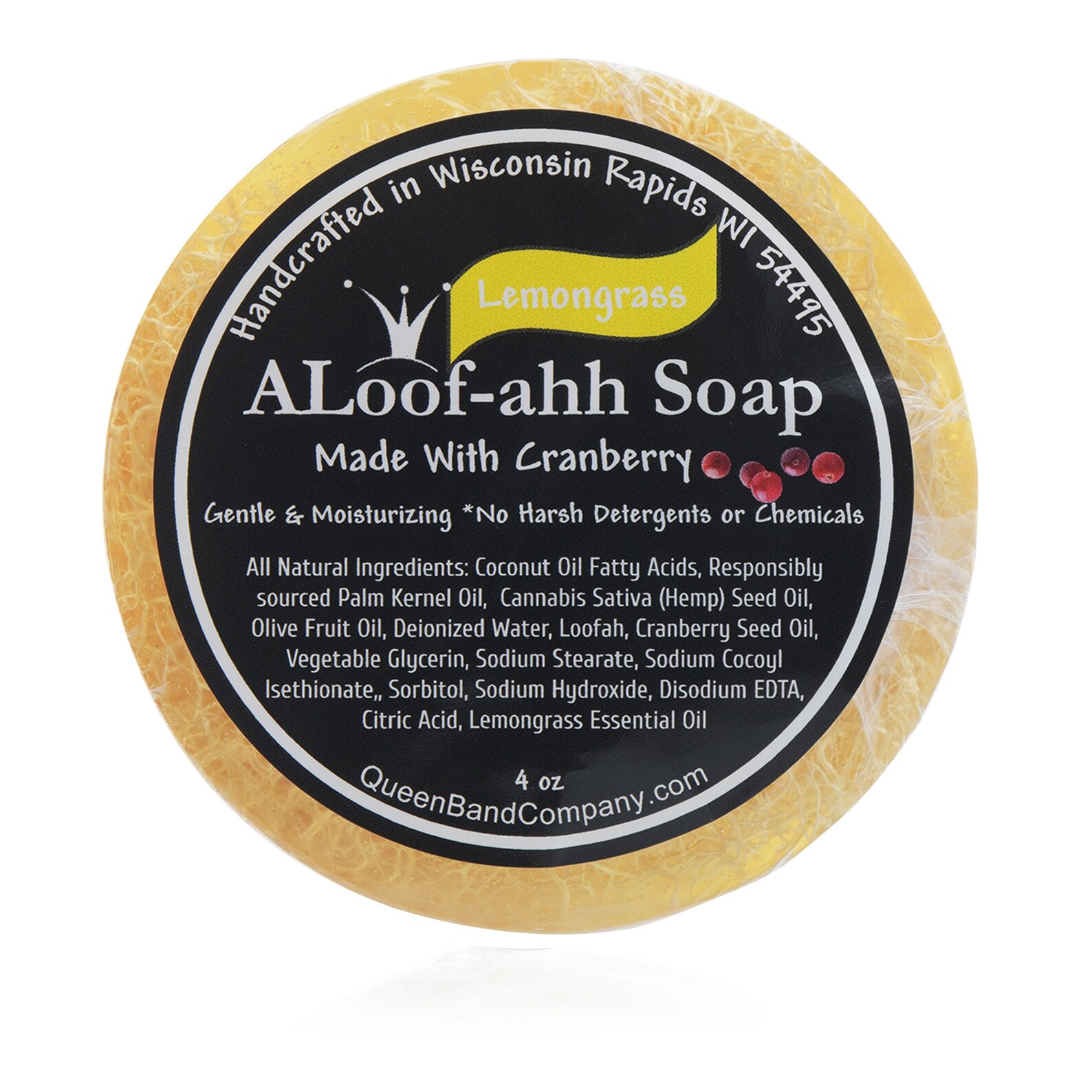 Aloofahh Soap Lemongrass Loofah Soap Natural Exfoliating Etsy