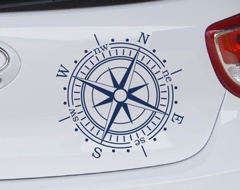 Kompass Autoaufkleber Sticker Auto Aufkleber Laptop
