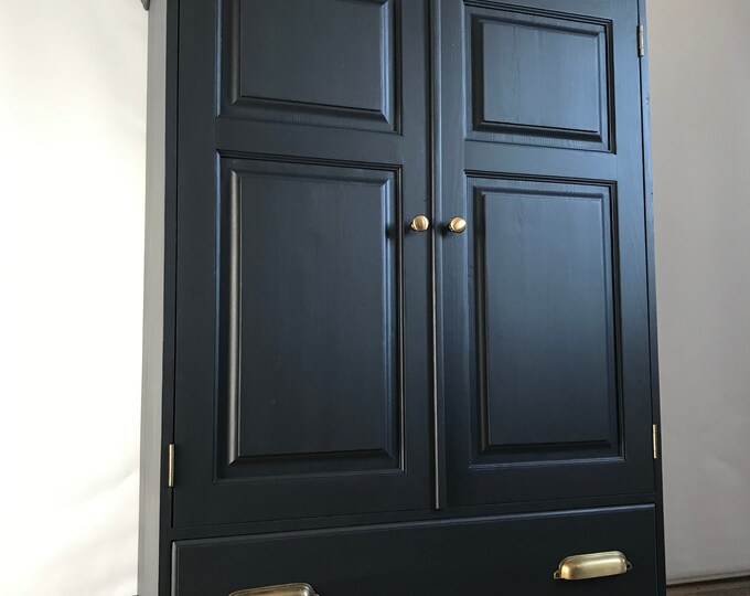 Farmhouse Pine Kitchen Pantry Cupboard Etsy