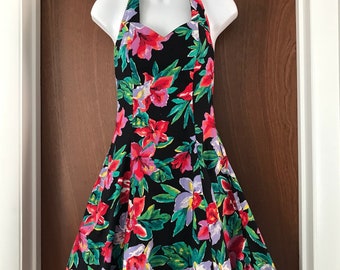Vintage 80's Floral party dress