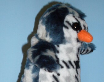 Informal Penguin: Houndstooth Plush Stuffed Animal