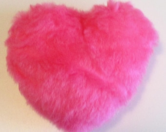 Fur Heart Pillow PATTERN