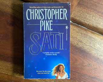 Vintage 1991 Paperback, Sati by Christopher Pike, Horror, First Edition, Tor Horror, Retro