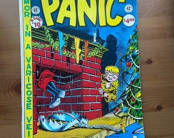 Vintage Paperback, Panic, EC Classics, Number 10, 1987, by Russ Cochran, Retro, Comics