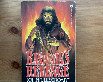 Vintage 1988 Paperback Rasputin&#39;s Revenge by John T. Lescroart, Leisure Books, Mystery, Thriller, Suspense,