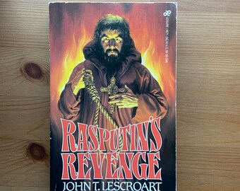 Vintage 1988 Paperback Rasputin's Revenge by John T. Lescroart, Leisure Books, Mystery, Thriller, Suspense,