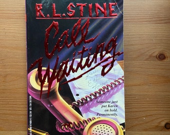 Vintage 1994 Paperback, Call Waiting (Point Horror Series), R.L. Stine, YA, Horror, YA Horror,