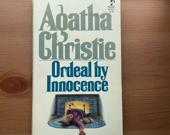 Vintage Paperback, Ordeal by Innocence by Agatha Christie, Mystery, Suspense, Thriller, Halloween, Used Paperbacks, Murder