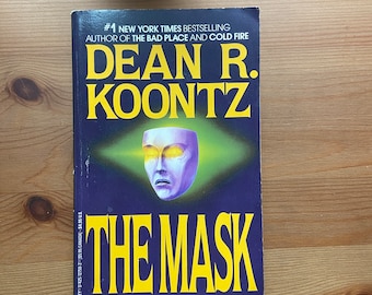 Vintage Paperback, The Mask by Dean R. Koontz, Horror, Thriller, Suspense, Retro