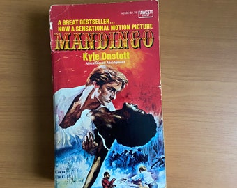 Vintage Paperback, Mandingo, Kyle Onstott, Movie Tie In Cover, ACCEPTABLE