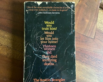 Vintage The Boston Strangler Gerald Frank, 1967 Paperback, True Crime, Signet, Acceptable Condition, Retro, Used Paperbacks, Reader's Copy