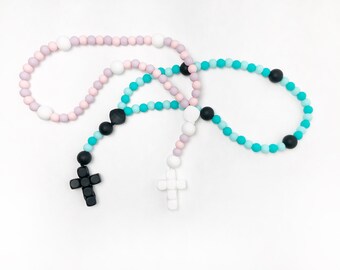 teething rosary beads