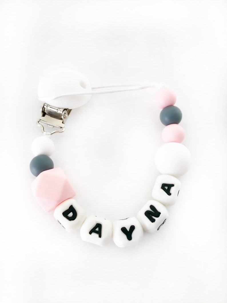 Personalized Pacifier Clip Etsy