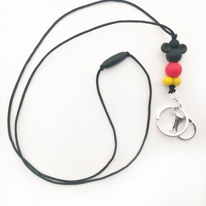 Lanyard / M-I-C-K-E-Y Mouse lanyard / ID Holder / Teacher Gift / Nurse Gift / Gift for Her / Swipe Card Holder / Badge Holder