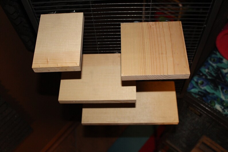 Kiln Dried Pine Wood Ledges for Cagechinchilla Rat Sugar Etsy
