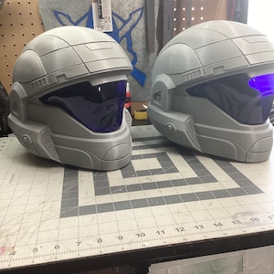 ODST Helmet life size 3D Printed Prop/ raw Assembled helmet+visor