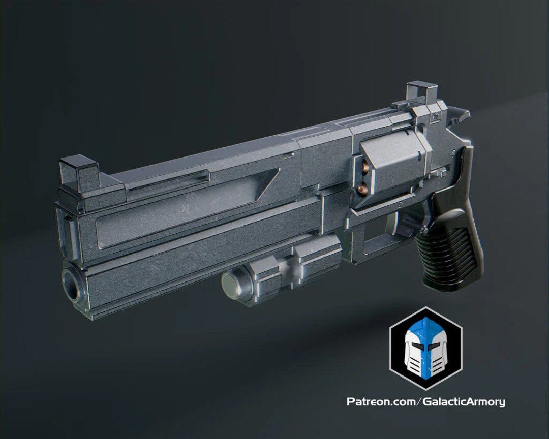 Helldivers 2 Senator Revolver Pistol 3D Printed Life-size Prop/ Orange ...