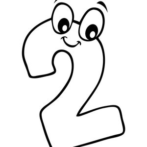 10 Numbers Coloring Pages | Etsy