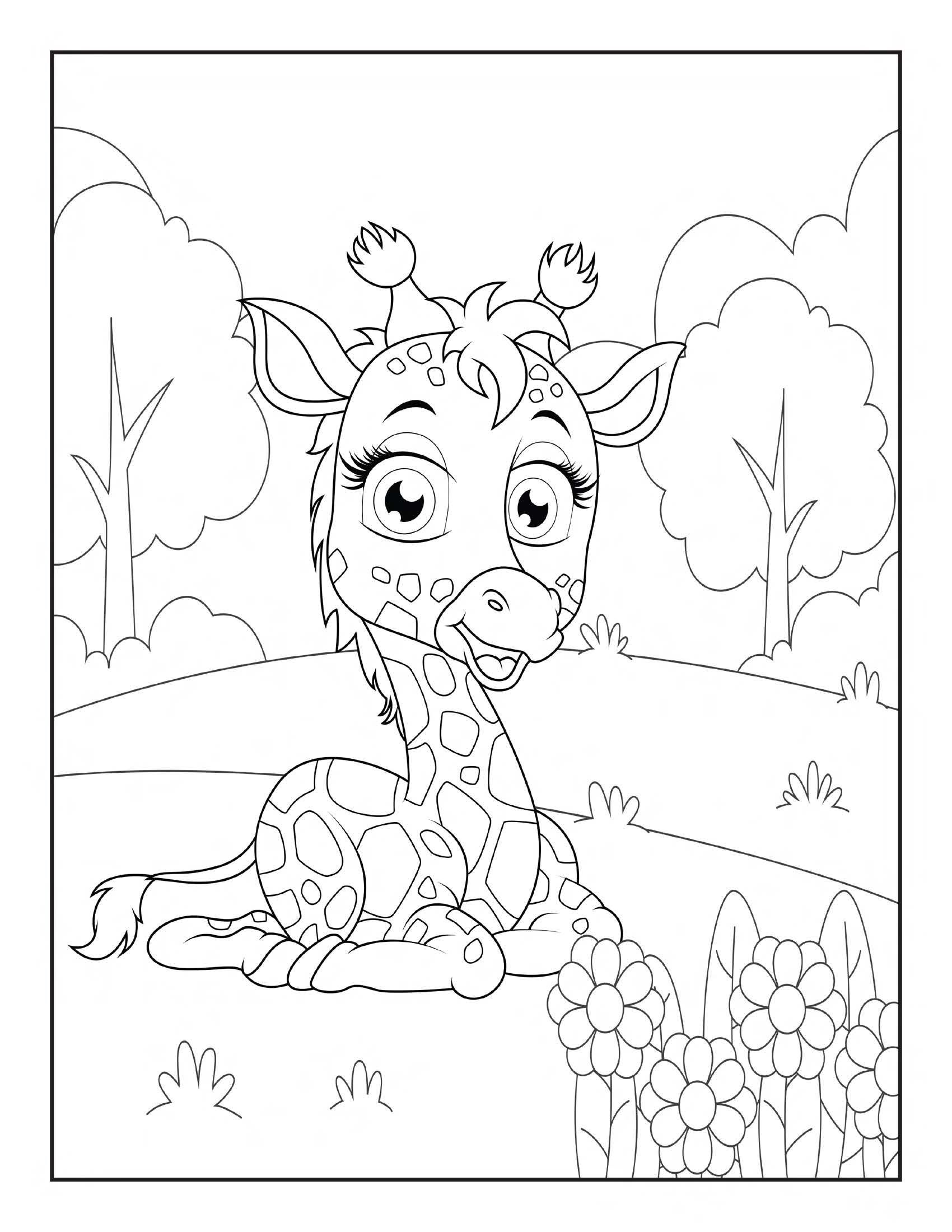 75 Animals Coloring Pages A | Etsy