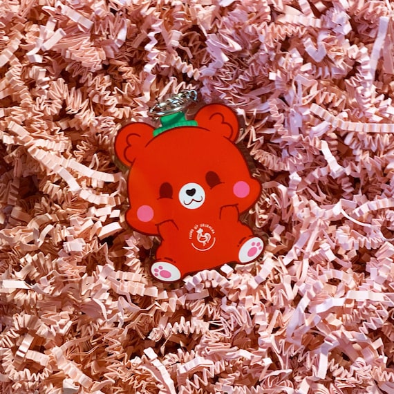 Sriracha & Soy Sauce Bears Clear Acrylic Charms