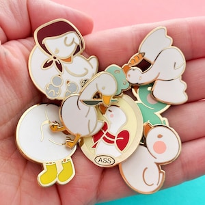 Series of Goose Hard Enamel Pins