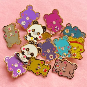 Nostalgia Bears Enamel Pins Part 2