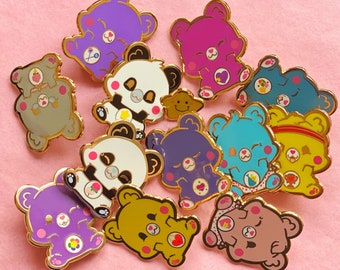 Nostalgia Bears Enamel Pins Part 2