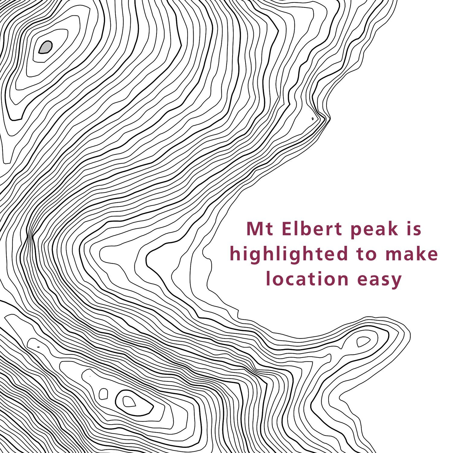 Mount Elbert Topographic Map Sawatch Range Rocky Mountains Etsy Australia
