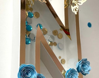 3D Alphabet Buchstaben, Zahlen SVG, PDF-Dateien (Instant Download)