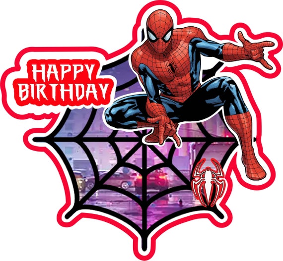 SPIDERMAN Caketopper Cake Decoration Party Spiderman Cake - Etsy