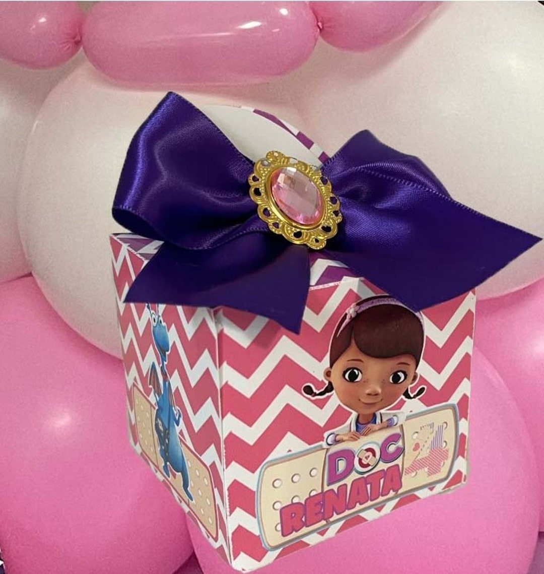 Doc Mcstuffins Favor Box, Doc Mcstuffins Favor Box, DIY Printable