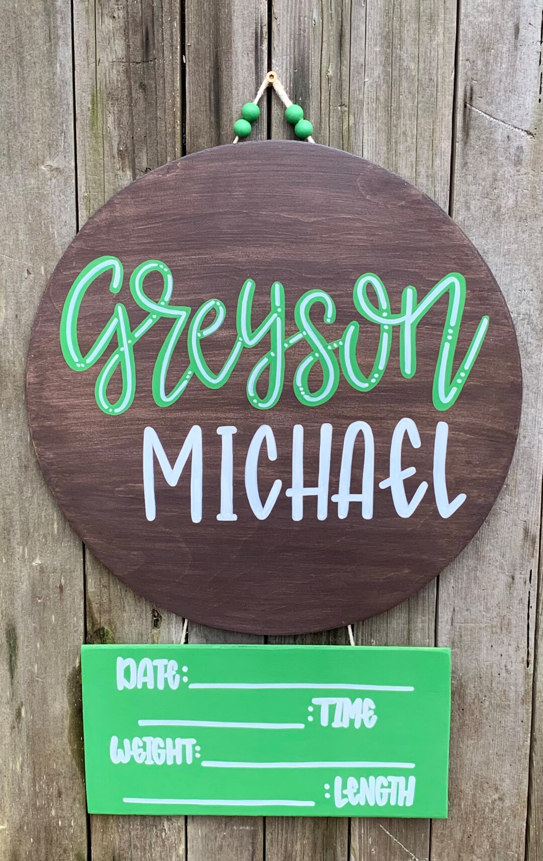 Circle Baby Hanger Baby Shower Gift Baby Room Decor Etsy