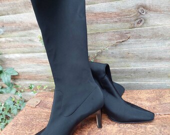 Vintage size 3 black knee high boots