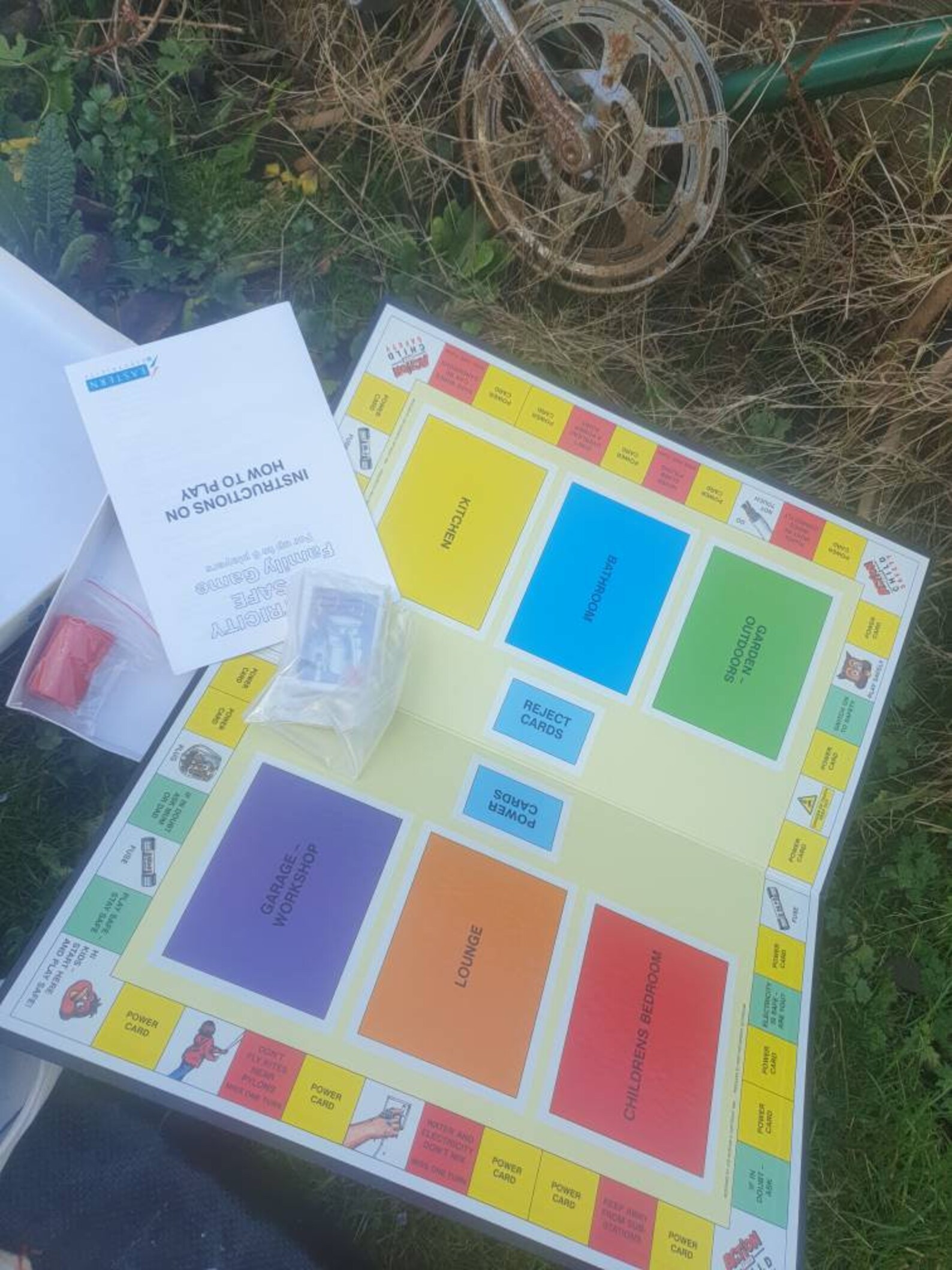 Vintage 90's electricity board game Etsy