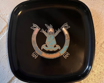 Couroc Hopi kachina tray